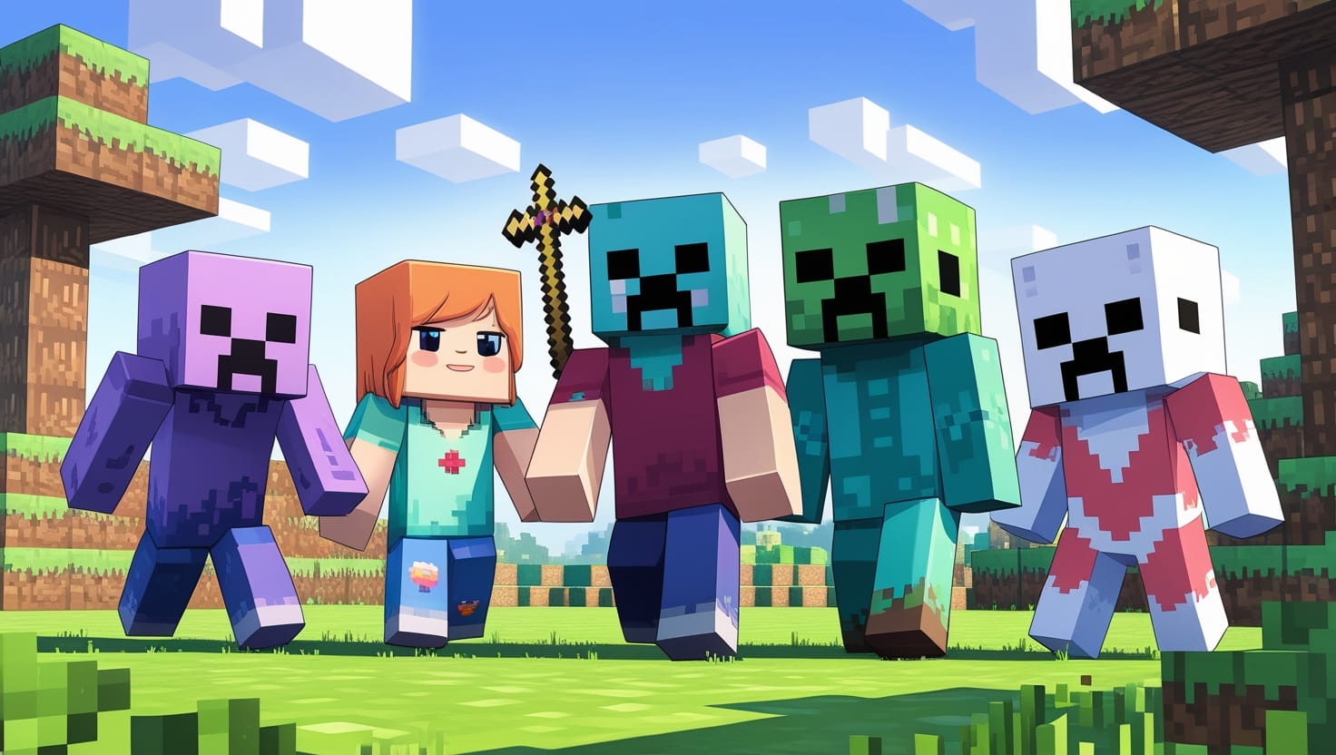 Mob to Waifu Addon (1.21) – MCPE/Bedrock Mod